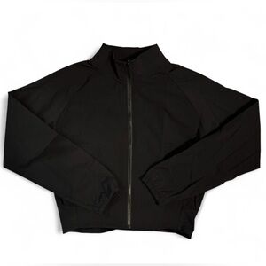 NEVER BEEN WORN black sports zip-up jacket.